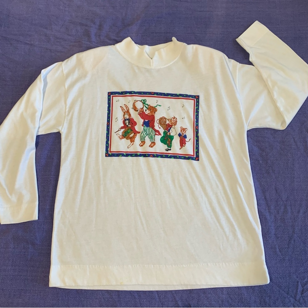 Vintage 80s Colter Bay Sport Long Sleeve Womens Shirt with Shoulder Pads size M